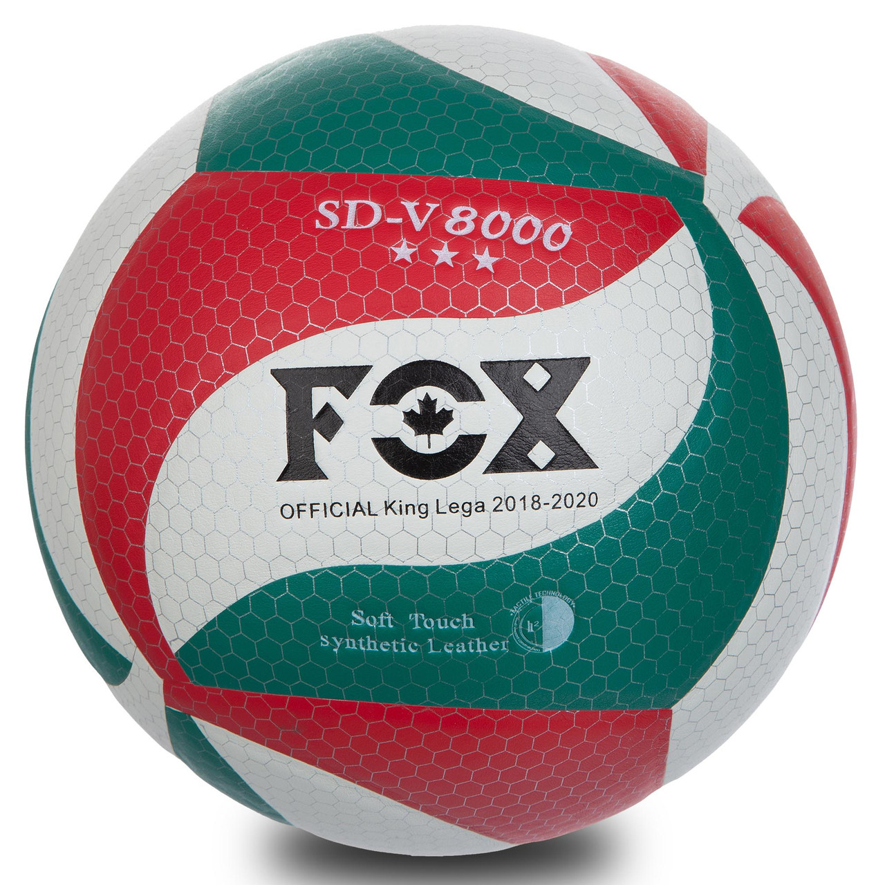 М'яч волейбольний клеєний FOX SD-V8000 №5 PU