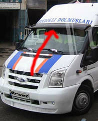 Козирок лобового скла Ford Transit (2000+)