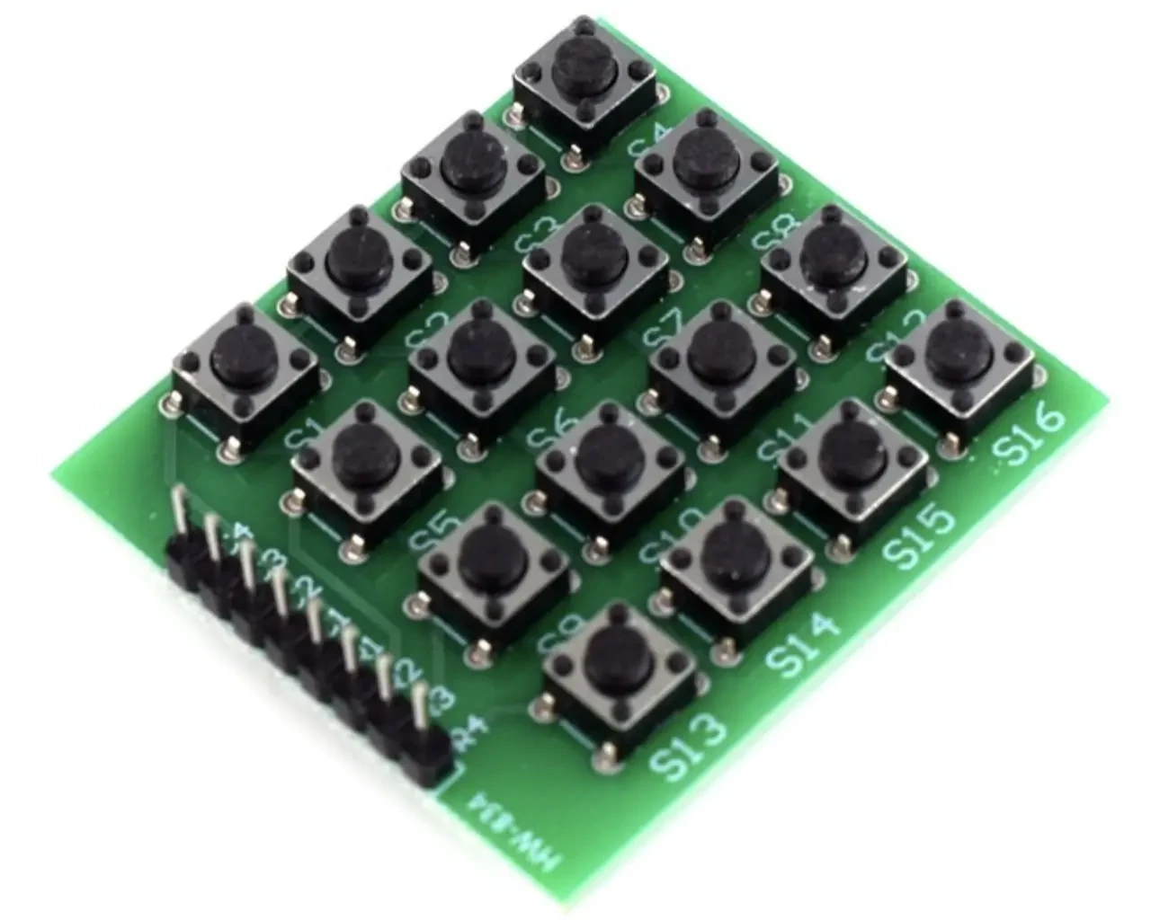 Матрична клавіатура 4х4 — 16 кнопок. Модуль Arduino, фото 1