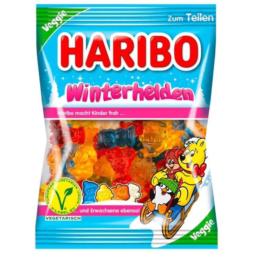 Жевльні цукерки Haribo Winterhelden 175g