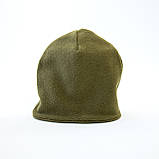 Зимова флісова шапка, тепла однотонна тактична армійська шапка OSPORT (ty-0042), фото 2