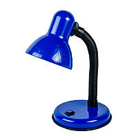 Офісна настільна лампа, світильник учнівський синій Sunlight 203B