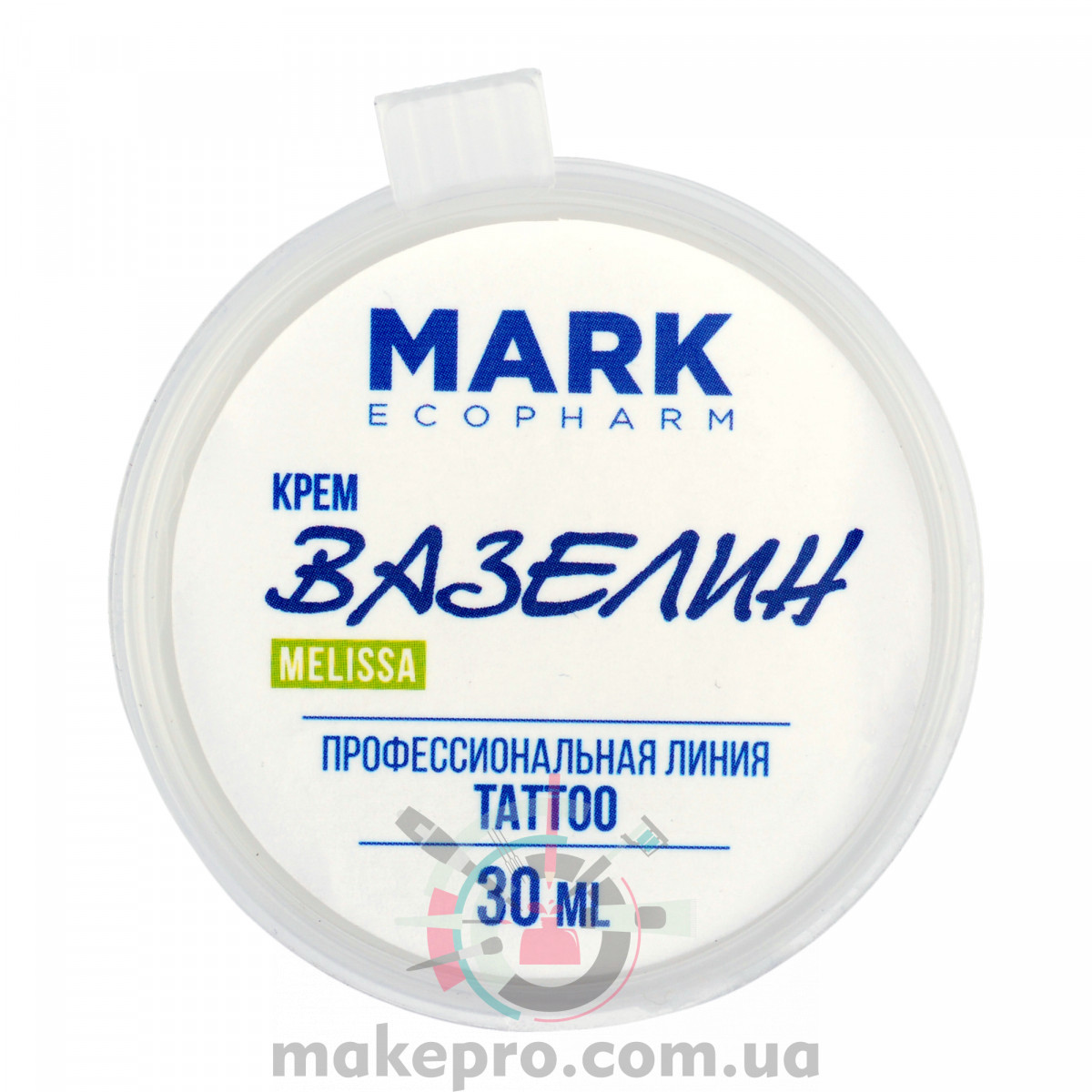 30 ml Крем Вазелін Mark EcoPharm Melissa [Придатний до 01.03.2024]