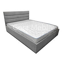 Ліжко двоспальне з м'яким узголів'ям МК Лайн (160х200)