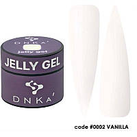 DNKa Гель-желе для ногтей Gelly Gel 0002 Vanilla, 15 мл