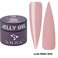 DNKa Гель-желе для ногтей Gelly Gel 0006 Idol, 15 мл