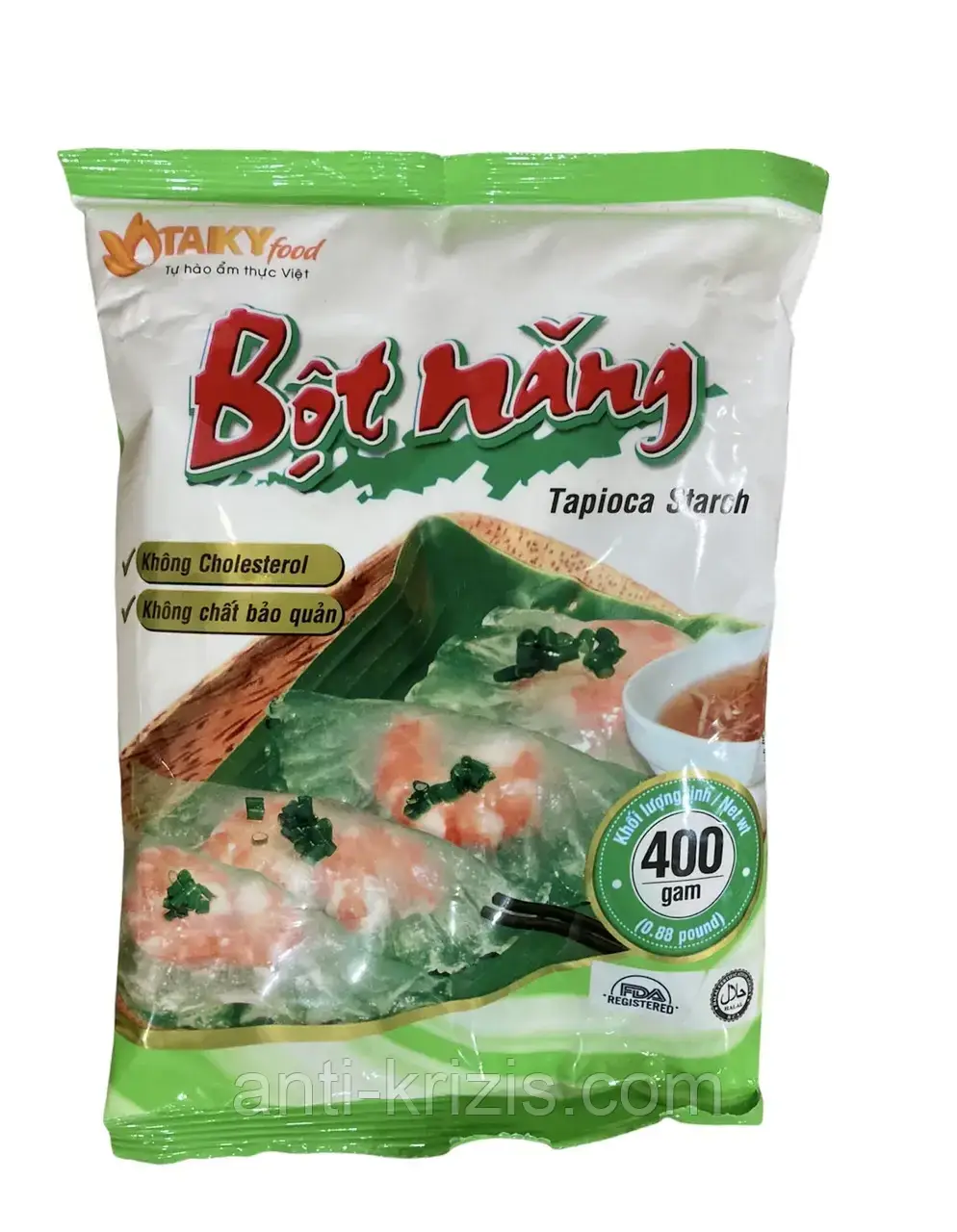 Крохмаль з тапіоки B t nöng Tapioca Starch Taky food 400 г, постачання 2025