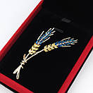 Брошка колосок 75х25, фото 3