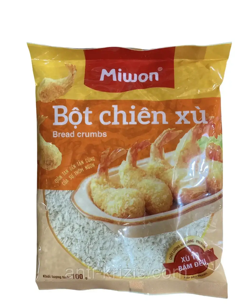 Хрумке панування для смаження та фритюру Miwon Bot Chien xu 100 g, постачання 2025