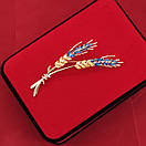 Брошка колосок 75х25, фото 8