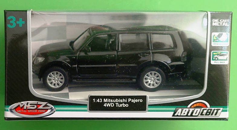 Игра АвтоСвіт Машина Джип (AS-3066) Mitsubishi Pajero, метал, інерц, фото 1