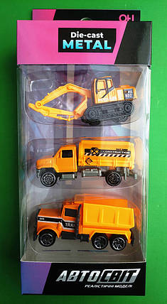 Игра АвтоСвіт Набір машинок метал (1939-АС) 6 видів, фото 1