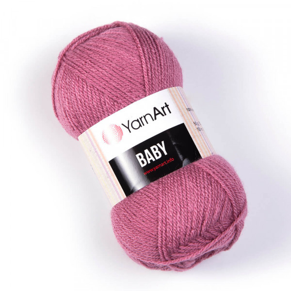 Пряжа акрилова YarnArt Baby, Фрез №3017, (Ярнарт Бебі) 50гр., 150м. нитки для в'язання