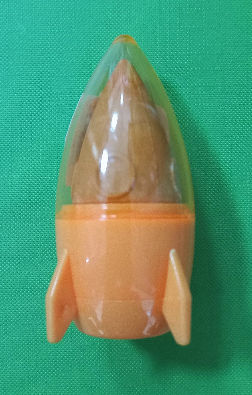 Канц Centrum Точилка пластик. з контейн. 89558 + гумка (8см) в дисплеї (колір помаранчевий)