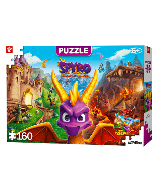 Дитячий пазл: трилогія Spyro Reignited (160 елементів), фото 1