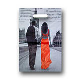 Пакет поліетиленовий із прорізною ручкою з малюнком розмір 30х40 "Побачення" ХВГ 25 шт/уп., фото 2