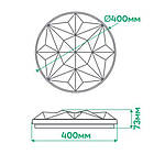 Світильник LED 72W 2700K-6500K коло RGB 5400Lm (500*85mm) AL5000-2ARD AMBER FERON, фото 3