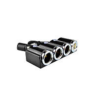 Автомобільний розгалужувач Olesson 1503 2USB / 3 гнізда прикурювача (12V/24V)