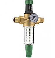 Фильтр для питьевой воды HERZ 2301101 с редуктором давления DN15 0-40°