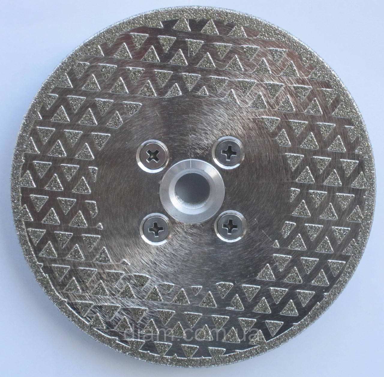 Алмазный диск на фланце для резки и шлифовки мрамора двух сторонний 125x2,8x30,0x22/M14F - фото 1 - id-p362034064