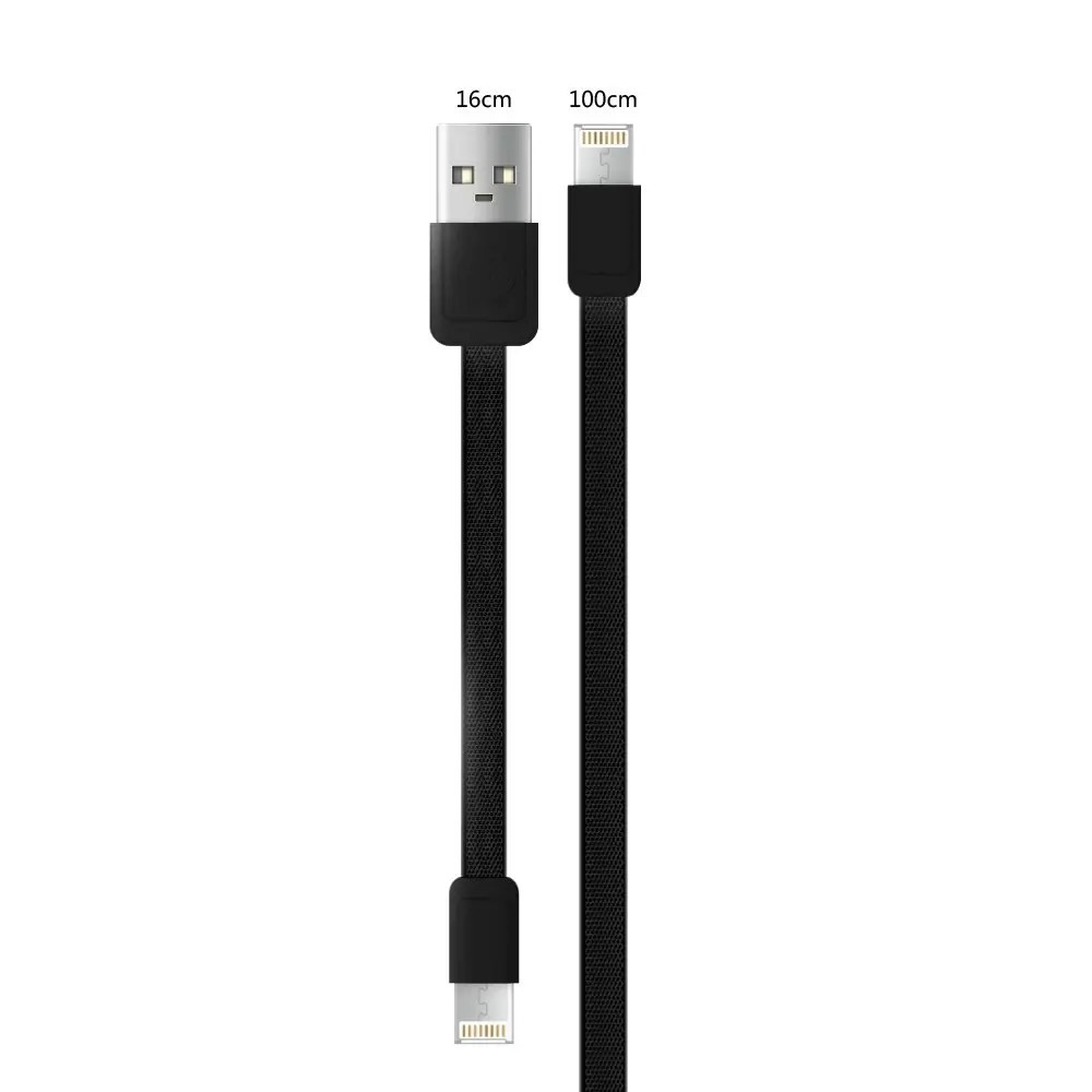 Кабель WK WDC-009 M&S USB — Lightning + micro USB (M/M), 1 м, Black (2000700004696)