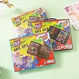Художній набір для малювання і творчості Artistic Set у валізці без мольберта для дітей 150 деталей, фото 10