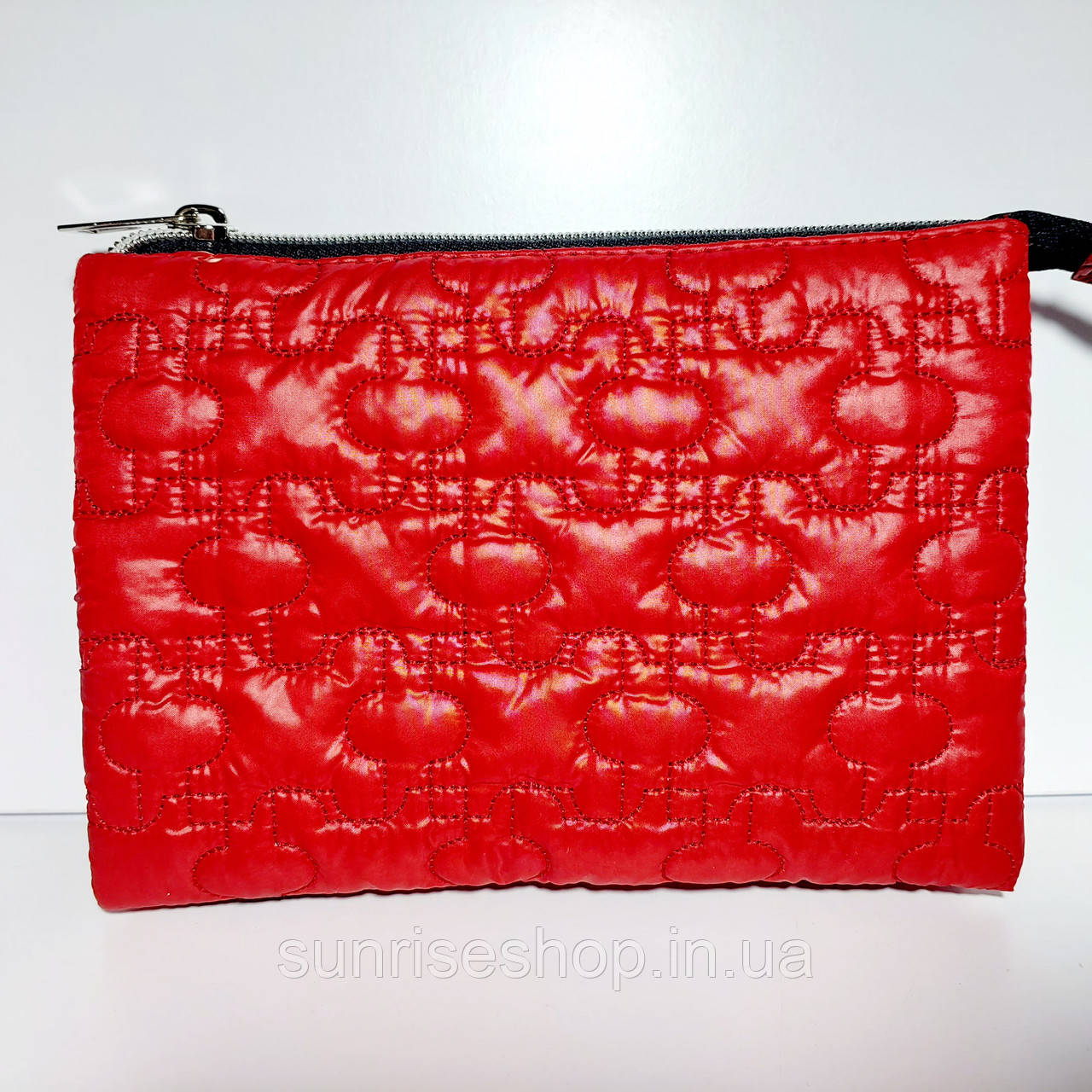 Жіноча стьобанна косметичка- гаманець три вітділи