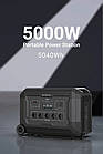 Зарядна станція 5000W/5040Wh швидка зарядка за 2 години SOUOP S5 LiFePO4 акумулятор портативна батарея, фото 7