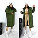 Жіноча тепла зимова куртка силікон 250 новинка 2023, фото 2