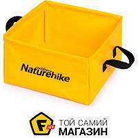 Ведро Naturehike Square bucket 13л, yellow (NH19SJ007)