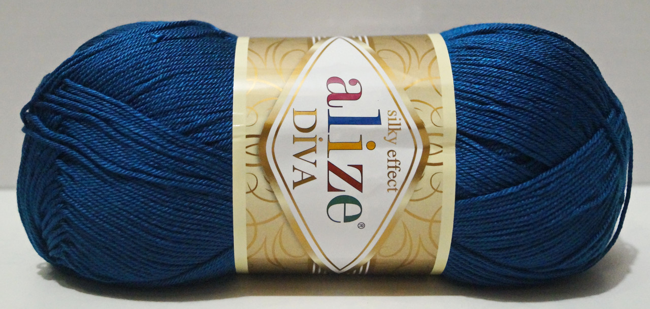 Нитки пряжа для в'язання мікрофібра DIVA Дива від ALIZE Алізе № 279 - джинс