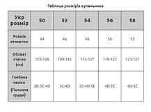Цілісний купальник з принтом Samegame 112 синій на 50 52 54 56 58 український розмір, фото 5