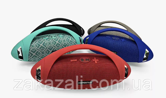 Портативна вологозахищена колонка HOPESTAR Оригінал H37 Bluetooth USB, FM