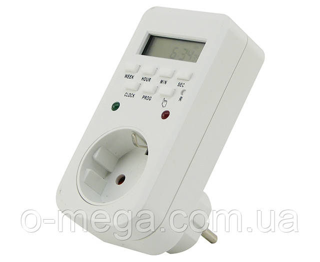 Таймер Lemanso LM6346 для інкубатора тижневий 8 програм 16A, фото 1