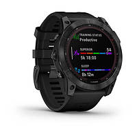 Спортивний годинник Garmin Fenix 7X Solar чорний