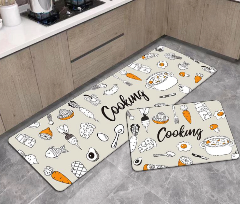 Швидковисихний нековзний килимок прямокутний 50*80 см//D-41, фото 1