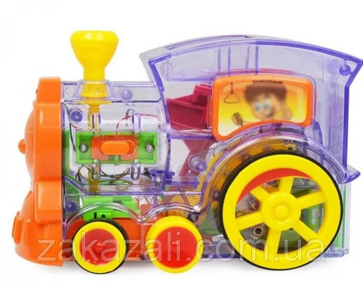Розвиваюча іграшка поїзд-доміно DOMINO Happy Truck 100