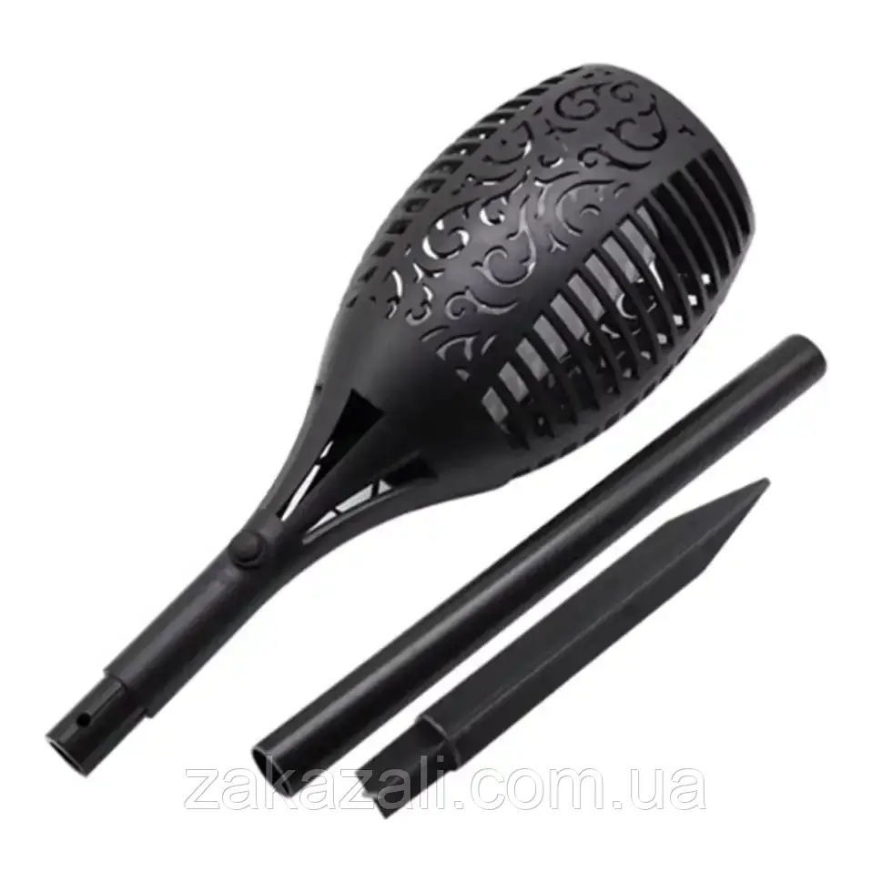 Водонепроникний ліхтар 52 см з ефектом полум'я Solar flame led light sensor activated