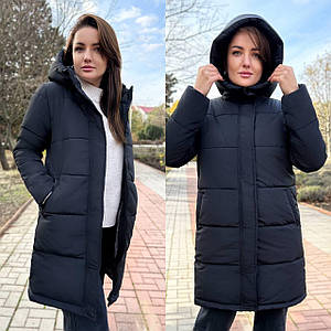Жіноча зимова тепла куртка норма та батал новинка 2024