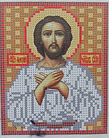 Схема для вышивки бисером иконы. Святой Алексей