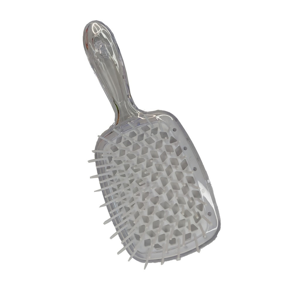 Гребінець HollowComb SUPERBRUSH PLUS, Прозорий - Білий