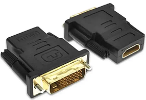 Перехідник DVI male - HDMI female 24 pin