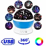 Нічник куля проєктор зоряне небо Star Master Dream Нічник кулька Mini star Iight, фото 4