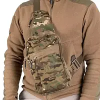 Сумка-кобура "GUNFIGHTER" мультикам,тактическая армейская сумка через плечо для пистолета для военных кордура