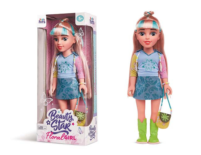 Лялька KH35/001 Beauty Star Flowery Spring, Floral Girl, лялька 46 см