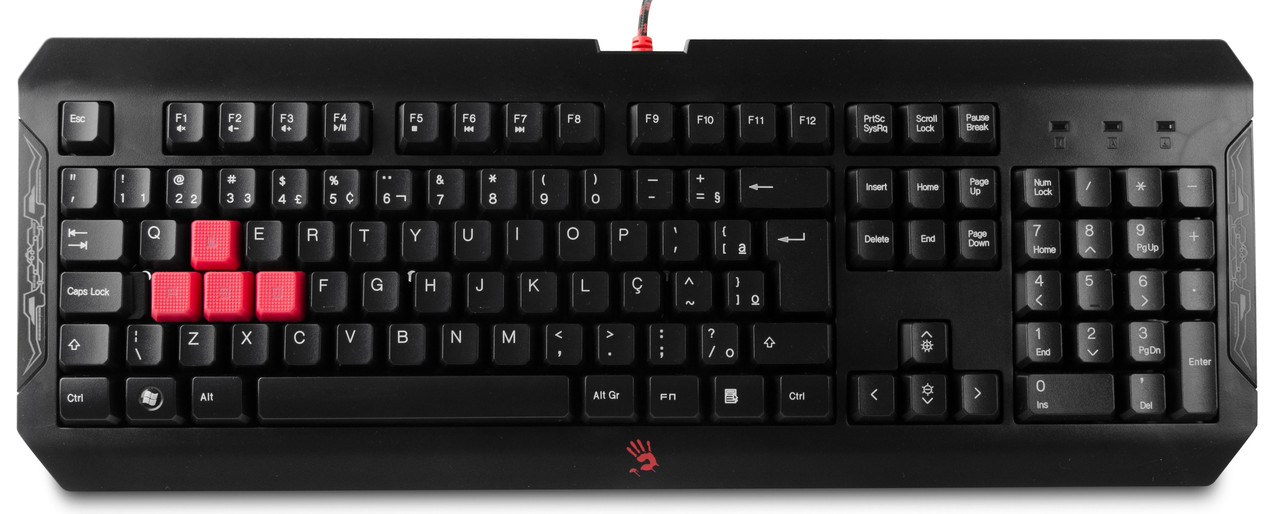 Клавіатура A4Tech Bloody Q100 Ukr Black, фото 1