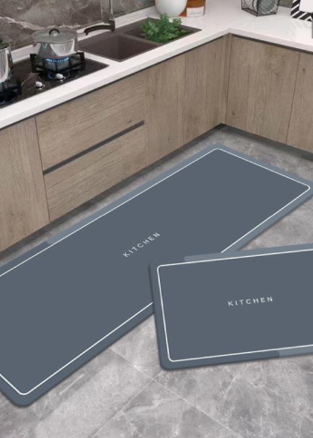 Швидковисихний нековзний килимок прямокутний 50*80 см//D-47, фото 1