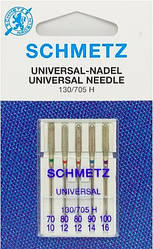 Голки універсальні №70-100 Schmetz для побутових швейних машин (5 шт)