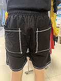 Mordex, Шорти спортивні з накладними кишенями (Euro Gym) Чорні (M) 2XL, фото 3