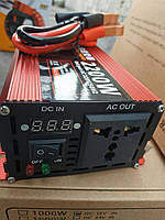 Перетворювач напруги — автоінвертор чиста синусоїда 12-220v з LCD-дисплеєм 12 220 Eryuan 2200w, фото 3